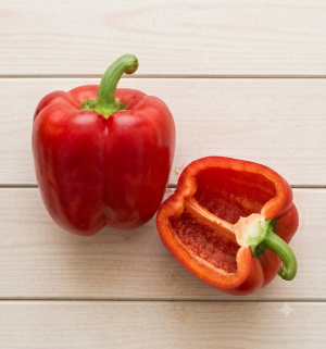 Vibrant Red Bell Peppers