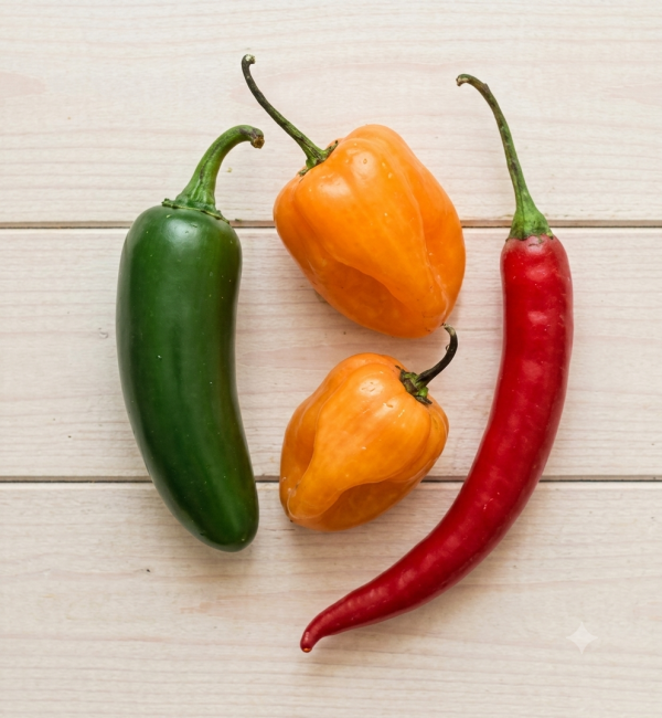Mixed Fresh Chili Trio